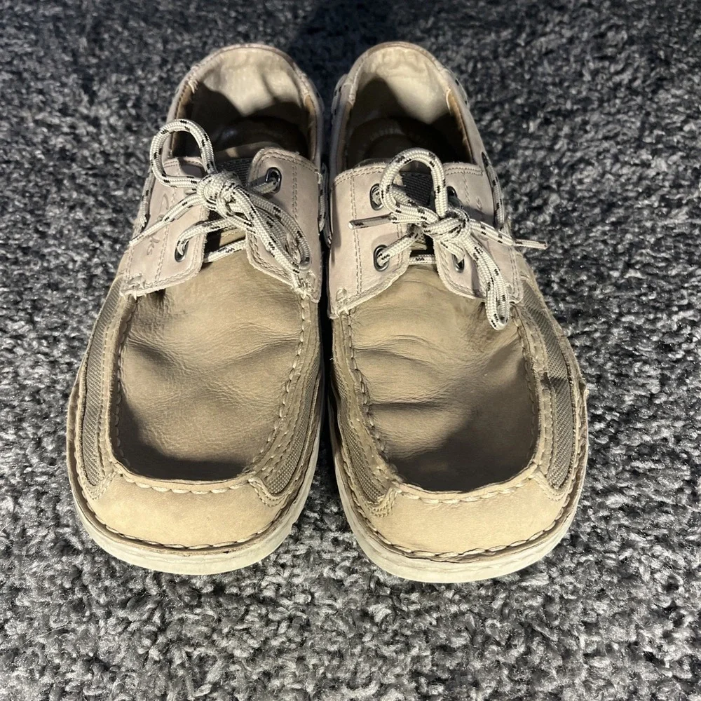 Clarks XTR lite men's boat‎ shoe size 9 1/2 leather